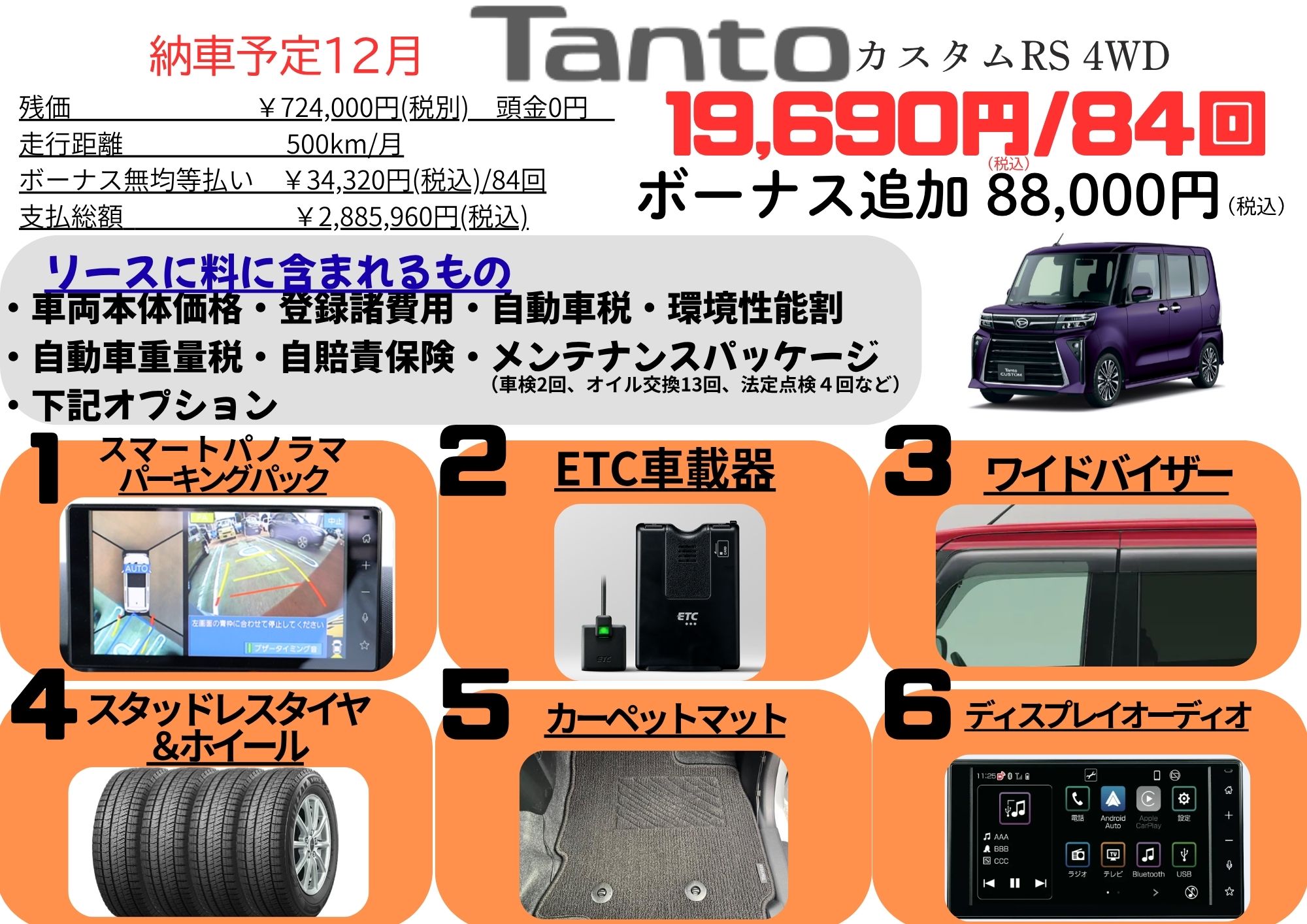 モービルランドカーフェスタ 店内